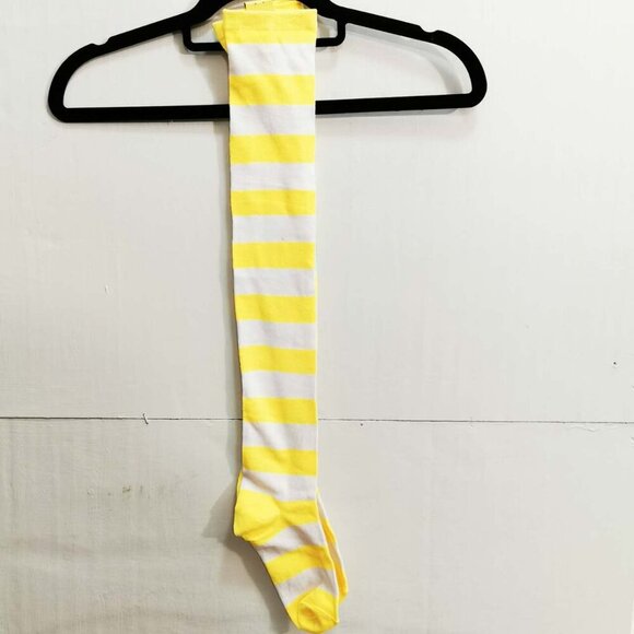 Girl's Extra Long Opaque Striped Over Knee Thigh High Stockings Socks - Picture 5 of 9